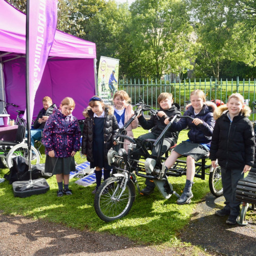 Children with adapted bike thumbnail