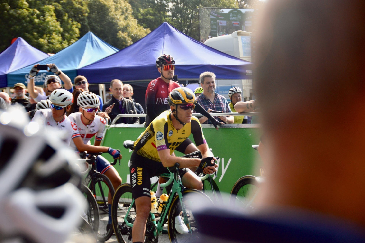 Tour of Britain starting line