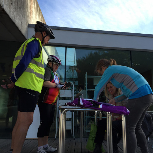 Signing up at Great Pedal Away thumbnail