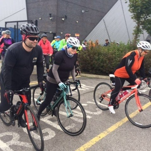 Starting line at Great Pedal Away thumbnail