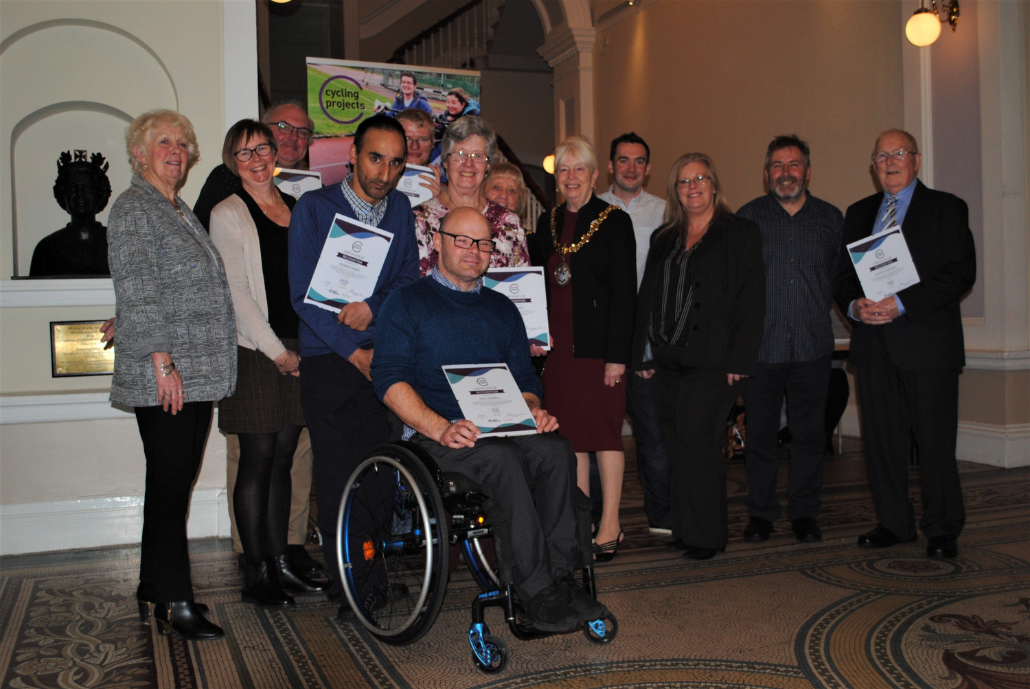 Group volunteer shot