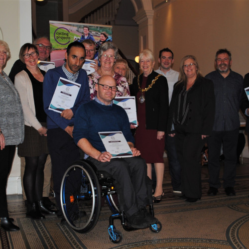 Group volunteer shot