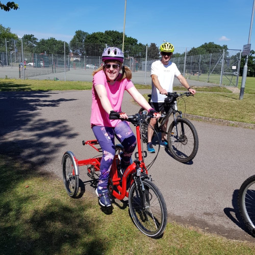 Riding adapted bicycles thumbnail