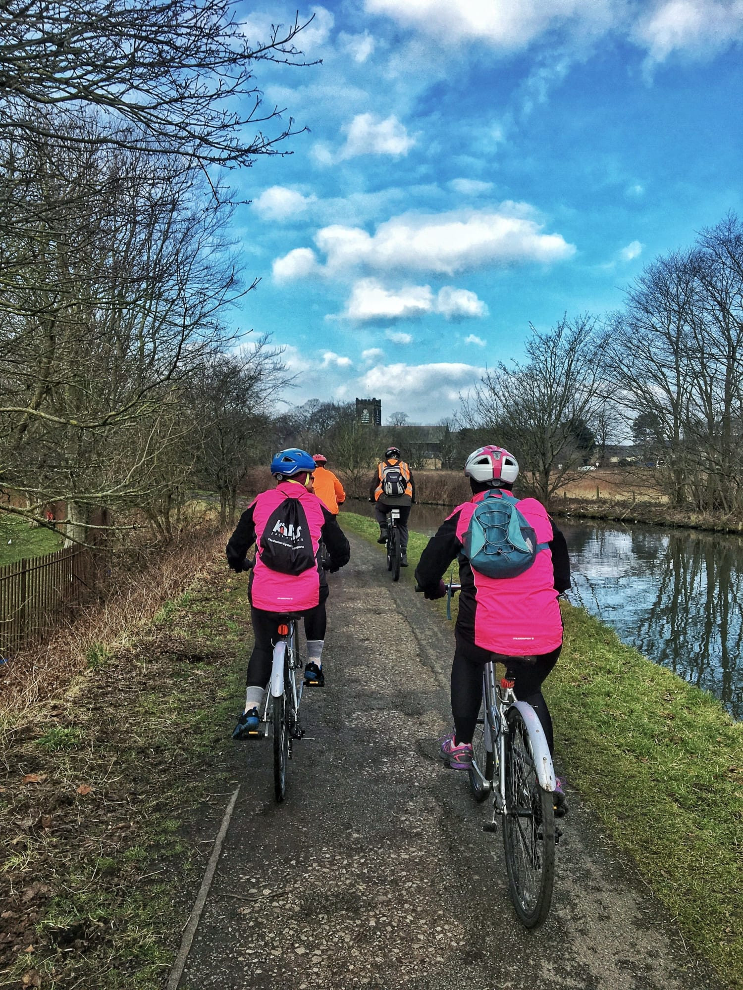 Along the canal path