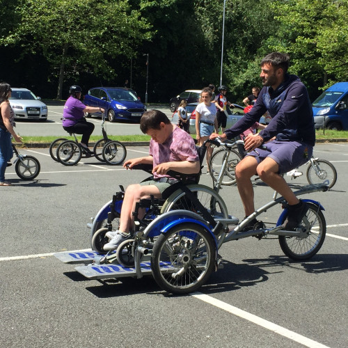 Wheelchair adapted bike thumbnail