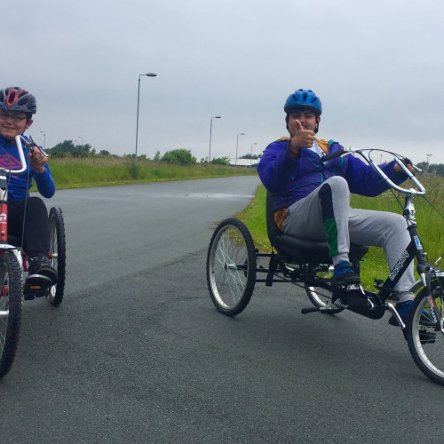 Thumbs up on adapted cycle thumbnail