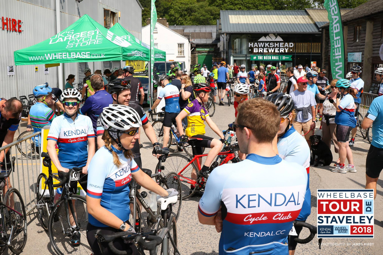 Tour de Staveley riders