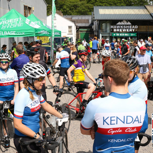 Tour de Staveley riders