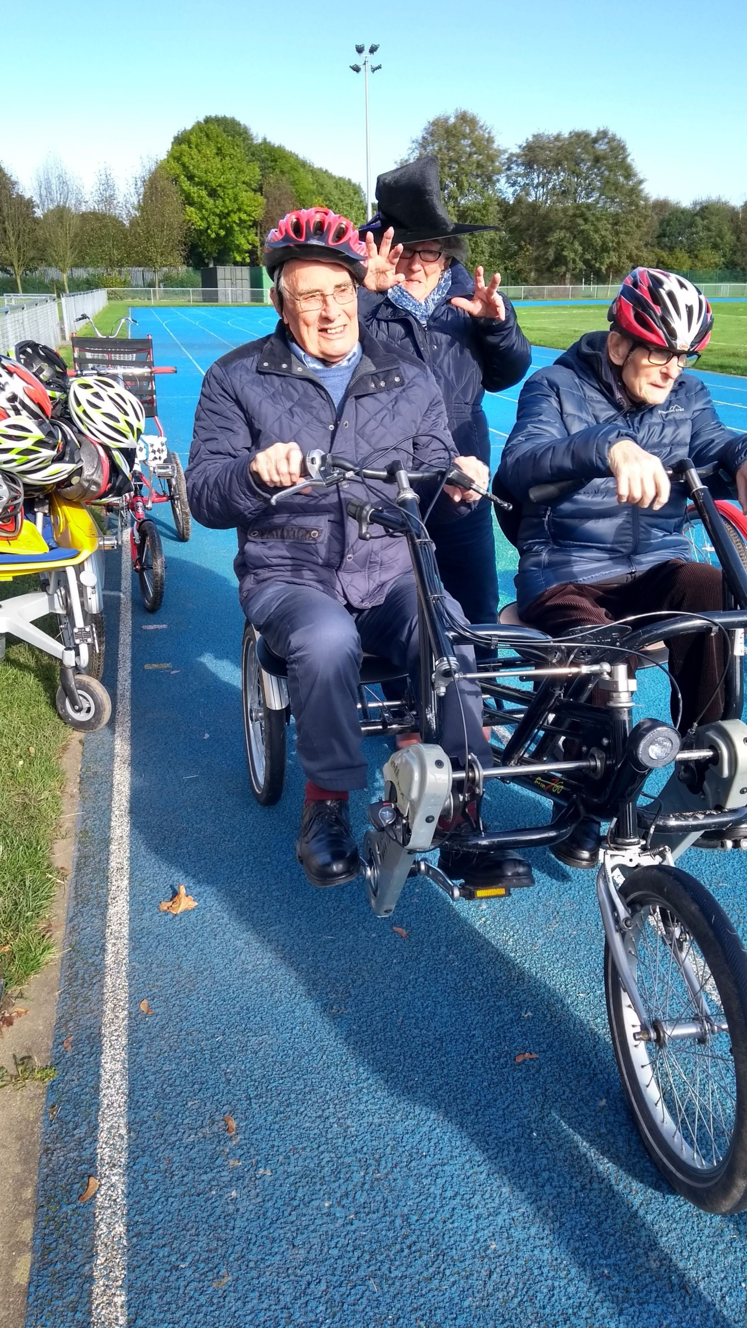 Scary dementia bike ride