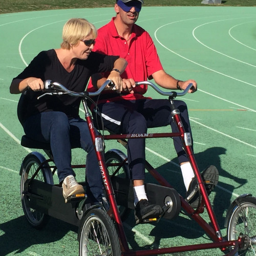 Lynda helping on a ride thumbnail