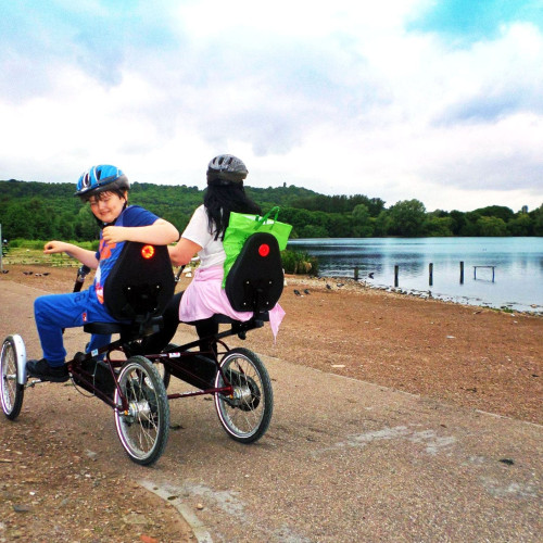 Happy cyclist thumbnail