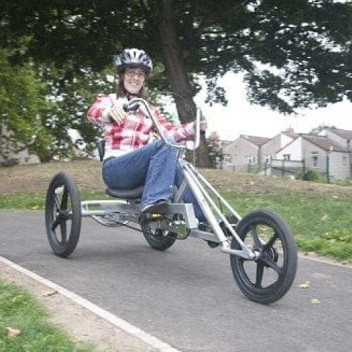 Riding adapted bike thumbnail